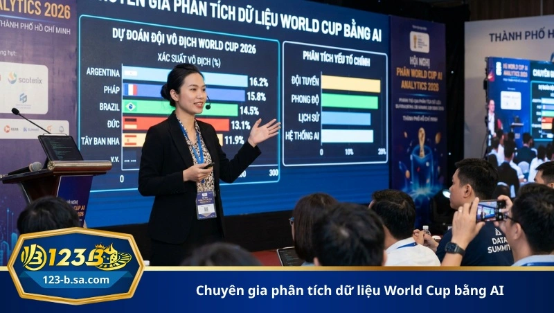 chuyên gia phân tích dữ liệu World Cup bằng AI