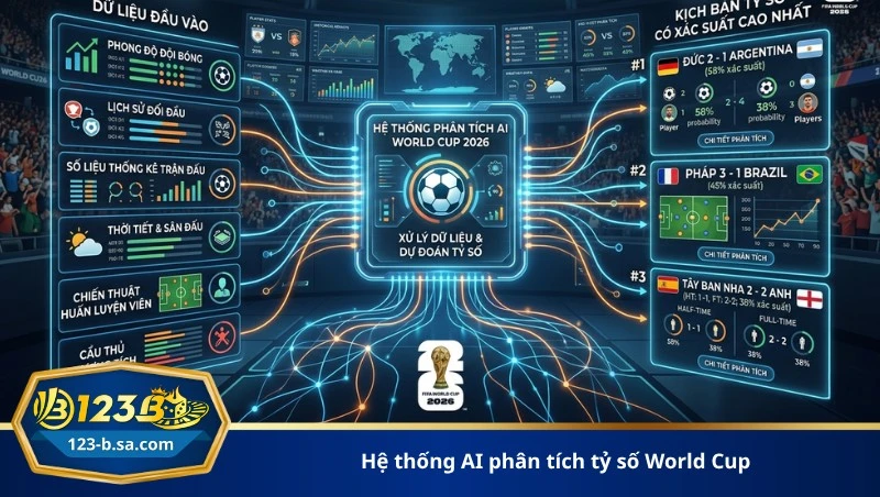 hệ thống AI phân tích tỷ số World Cup