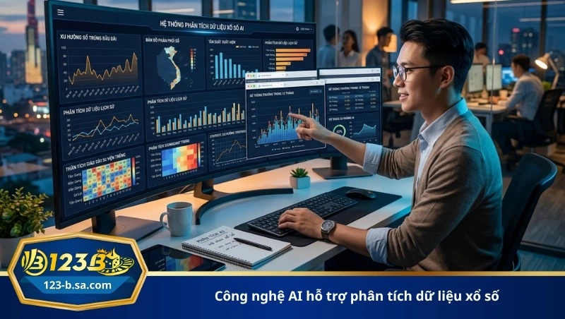 công nghệ AI hỗ trợ phân tích dữ liệu xổ số