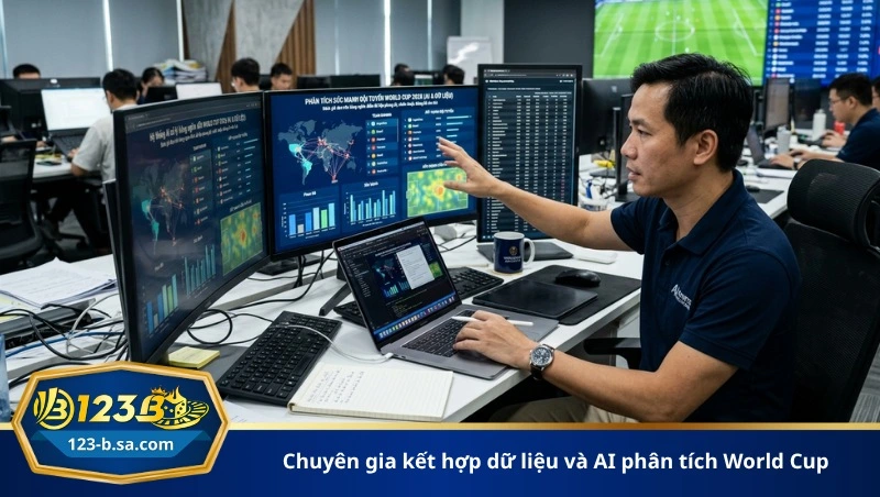 chuyên gia kết hợp dữ liệu và AI phân tích World Cup