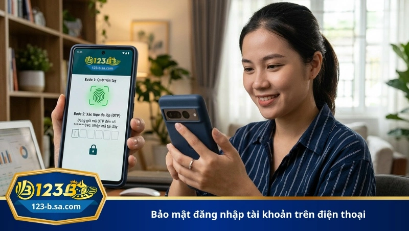 bảo mật đăng nhập tài khoản trên điện thoại