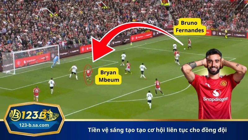 tiền vệ sáng tạo tạo cơ hội liên tục cho đồng đội