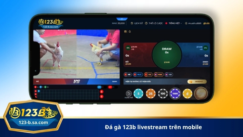 đá gà 123b livestream trên mobile