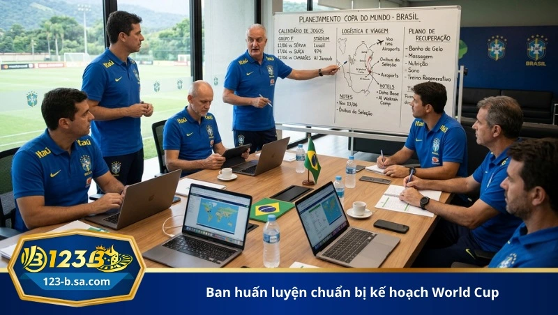 ban huấn luyện chuẩn bị kế hoạch World Cup