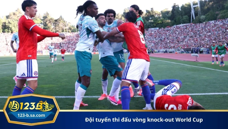 đội tuyển thi đấu vòng knock-out World Cup