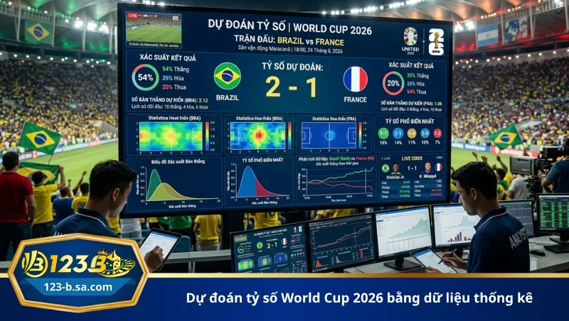 dự đoán tỷ số World Cup 2026 bằng dữ liệu thống kê