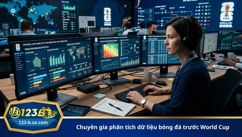 chuyên gia phân tích dữ liệu bóng đá trước World Cup