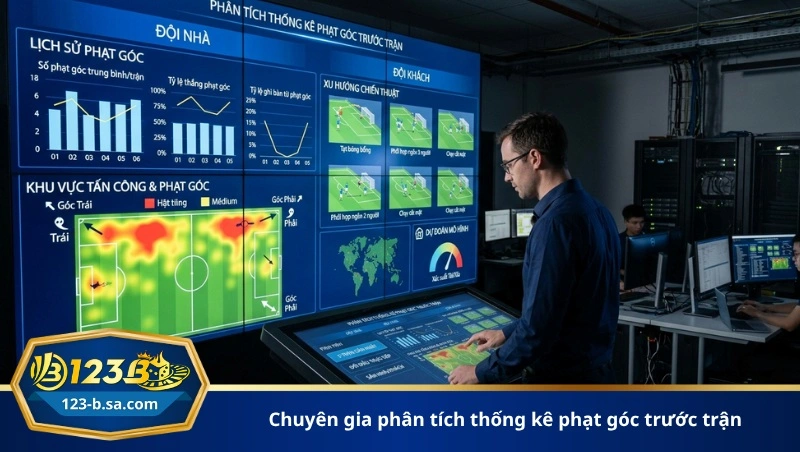 chuyên gia phân tích thống kê phạt góc trước trận
