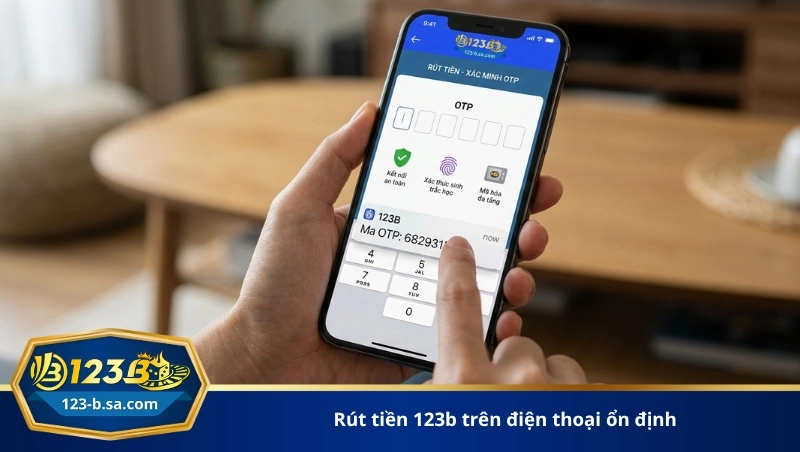 rút tiền 123b trên điện thoại ổn định