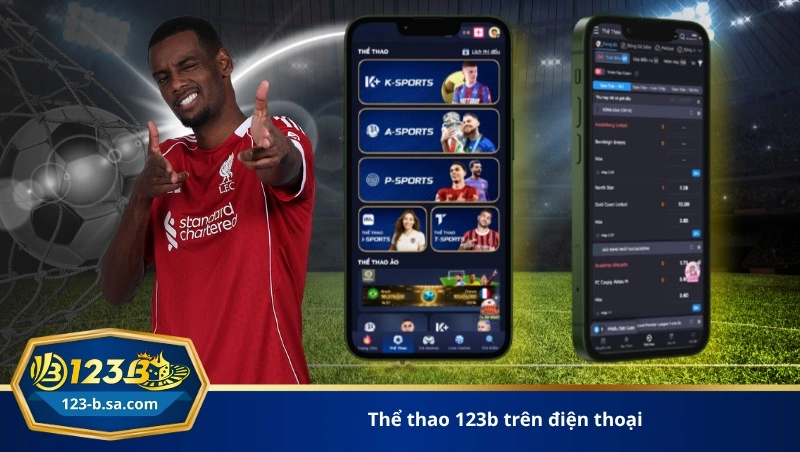 thể thao 123b trên điện thoại