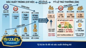 tỷ lệ ăn lô đề và xác suất thống kê