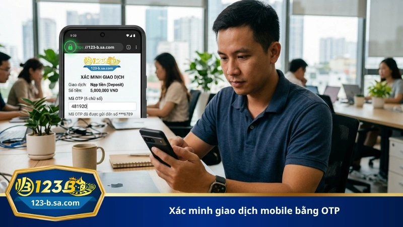 xác minh giao dịch mobile bằng OTP